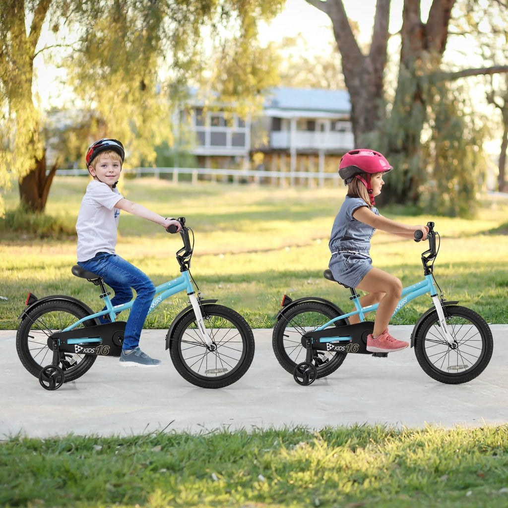 Costway 18 Kids Bike for 4-8 Years Old Boys & Girls with Adjustable Seat Handbrake Reflectors Red