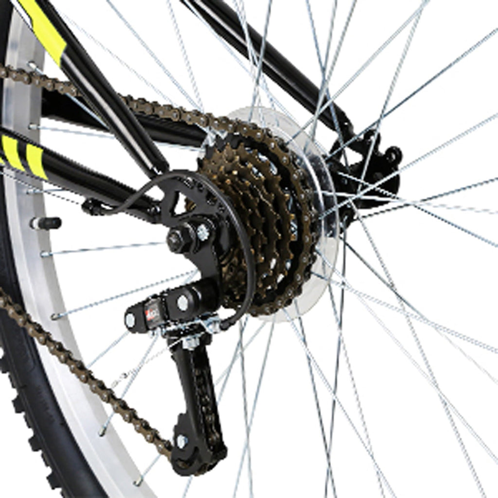 Hykolity 26 in Mountain Bike Sport Bicycle, 18 Speed Mtb Cycling for Adult Men Women Age 14+, Dual Full Suspension Outdoor Sport Bikes, White