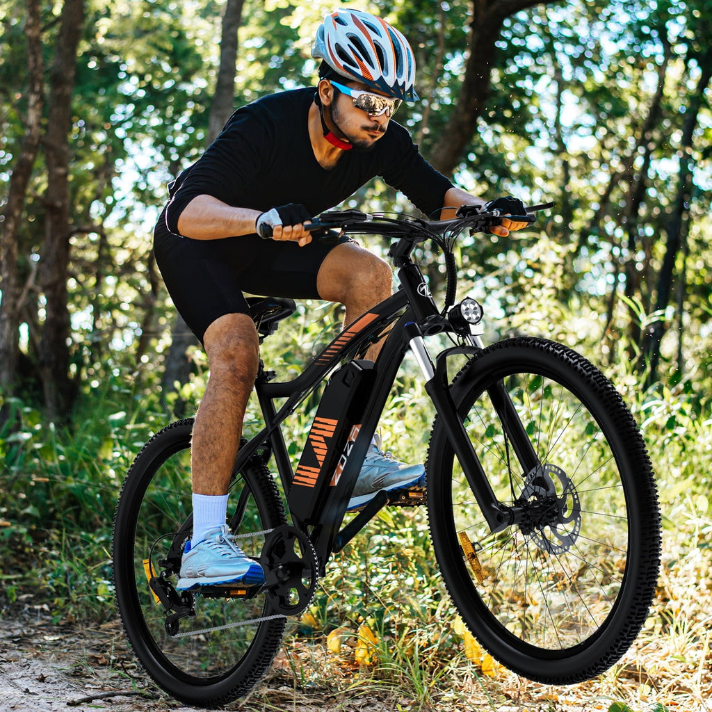ZDZA Electric Bike 26”, 1000W Peak Motor E-Mountain Bike, 22MPH 36V 10.4AH Removable Ebike for Adults, 7 Speed Electric Bicycle UL2849