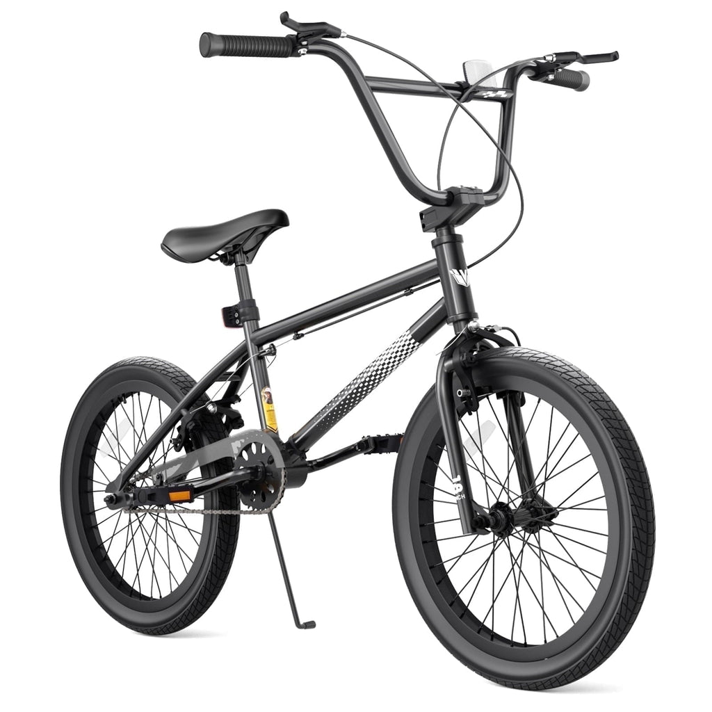 KORIMEFA Freestyle Kids BMX Bikes 18 20 Inch Kids Bicycles for Years Old Boys Girls Teen with Adjustable Seat and Handbrake, for Kids 8-12 Beginner-Level to Advanced Rider