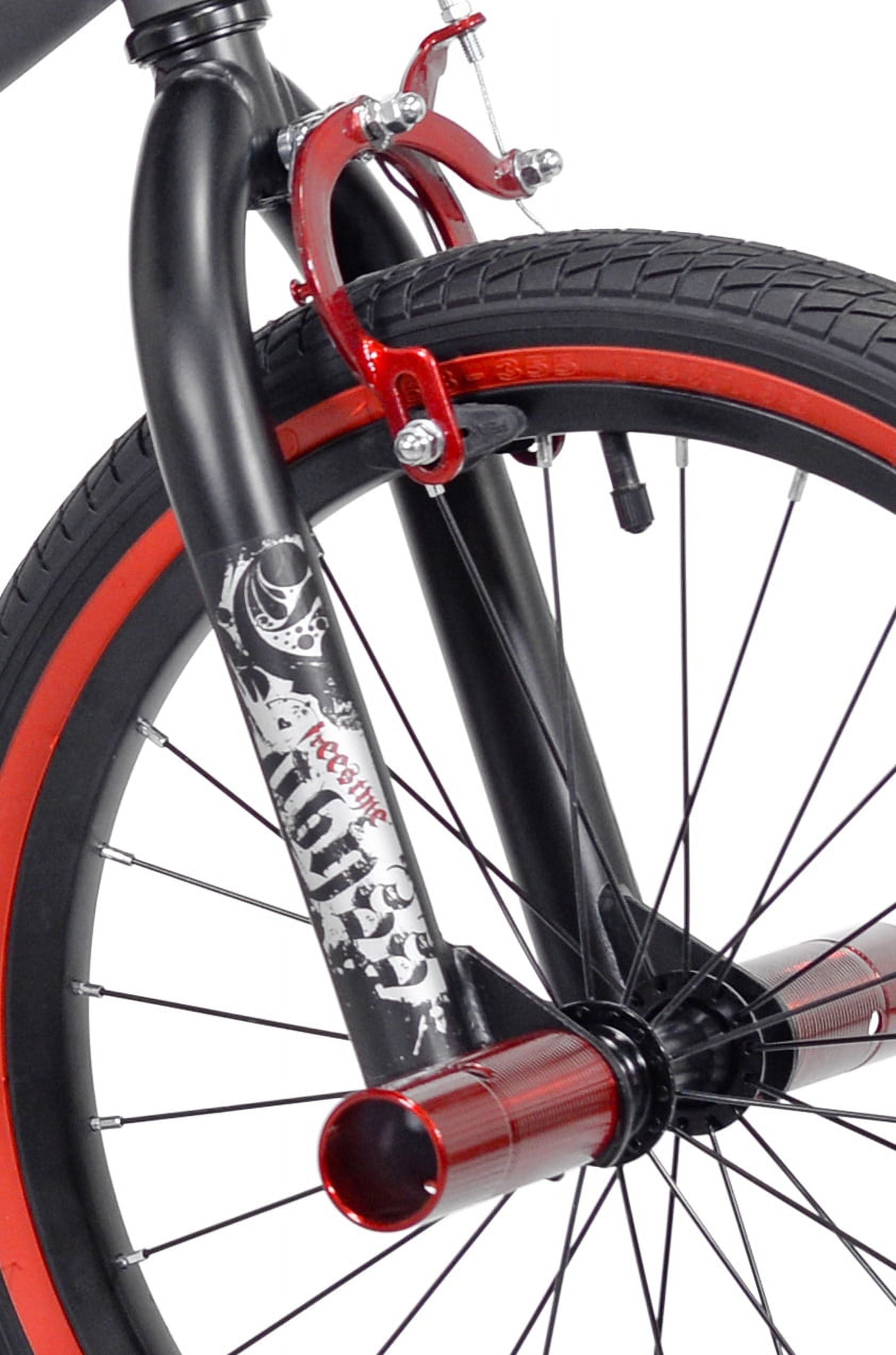 18 Kent Bicycle Abyss Freestyle BMX Bicycle, Fits Riders 3'2-4'2, Gray, Child, Unisex