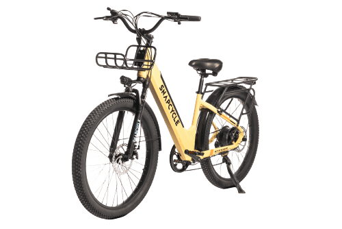 Snapcycle Stinger Electric Bike for Adults, 28 MPH, Peak 750W Brushless Motor, 13Ah Removable Li-ion Battery, Pink