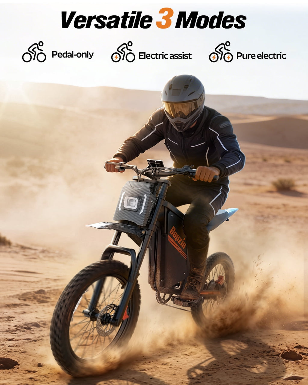 Electric Bike for Adults,1500W 35MPH,48V 20AH 30-80 Miles,20'' Fat Tire Mountain Bike with Rear Rack UL2849