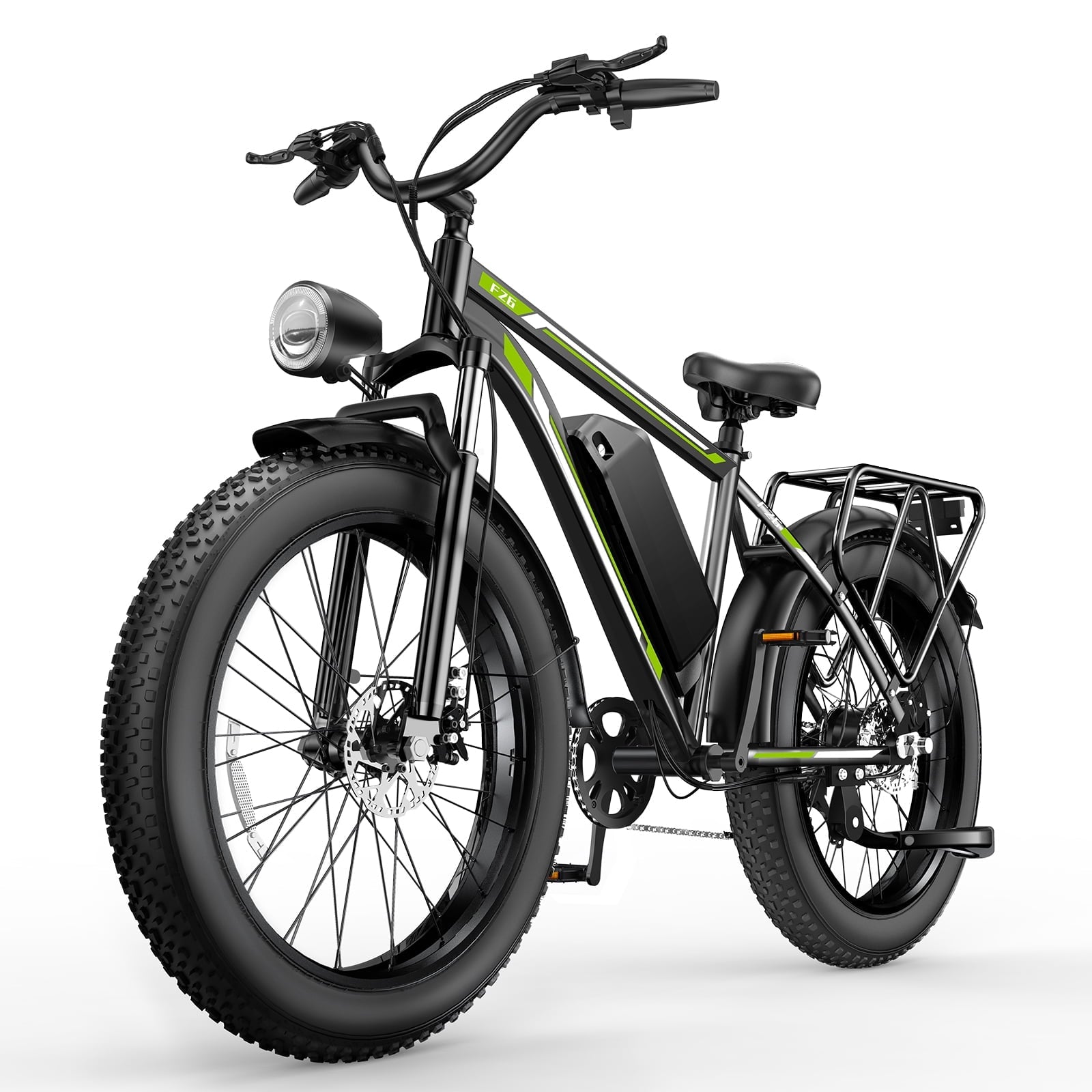1000W Motor Electric Bike for Adults, 26*4.0 Fat Tire E-Mountain Bicycle,48V/18AH UL2849