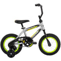 Huffy 12 Rock It Kids' Bike, Fits Riders 37 - 42, Gray/Green, Youth, Boys