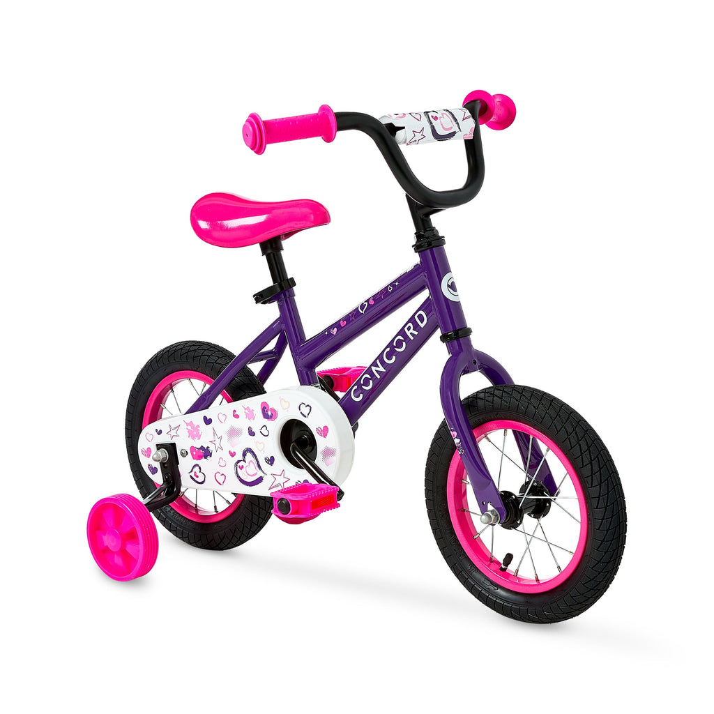 Concord 12 Kids' Bike, Purple, Fits Riders 37-42, Unisex