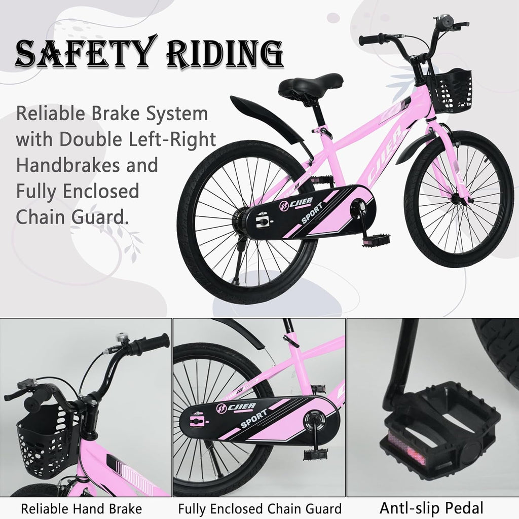 14 Kids Bikes for Girls and Boys, DEYGIA Kids' Bicycles with Training Wheels, Ages 3-5 Years