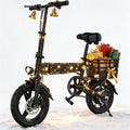 14 Foldable Electric Bike, 500W Commuter Ebike for Adults, Mini Ebike with Basket, 432WH Battery, 18MPH & 20 Miles, UL2849
