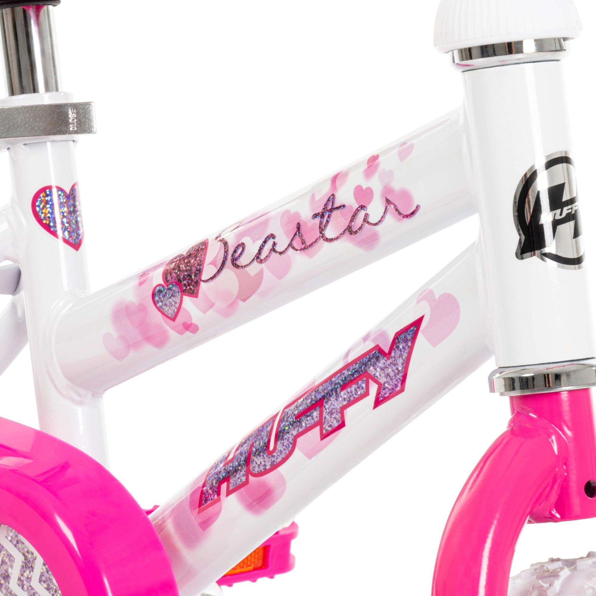 Huffy 12 Sea Star Kids' Bike, Fits Riders 37 - 42, Pink, Youth, Girls