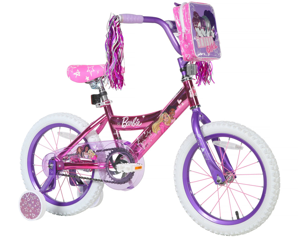 Dynacraft Barbie Girls 16 BMX Bike, For Ages 5-7 Years, Pink