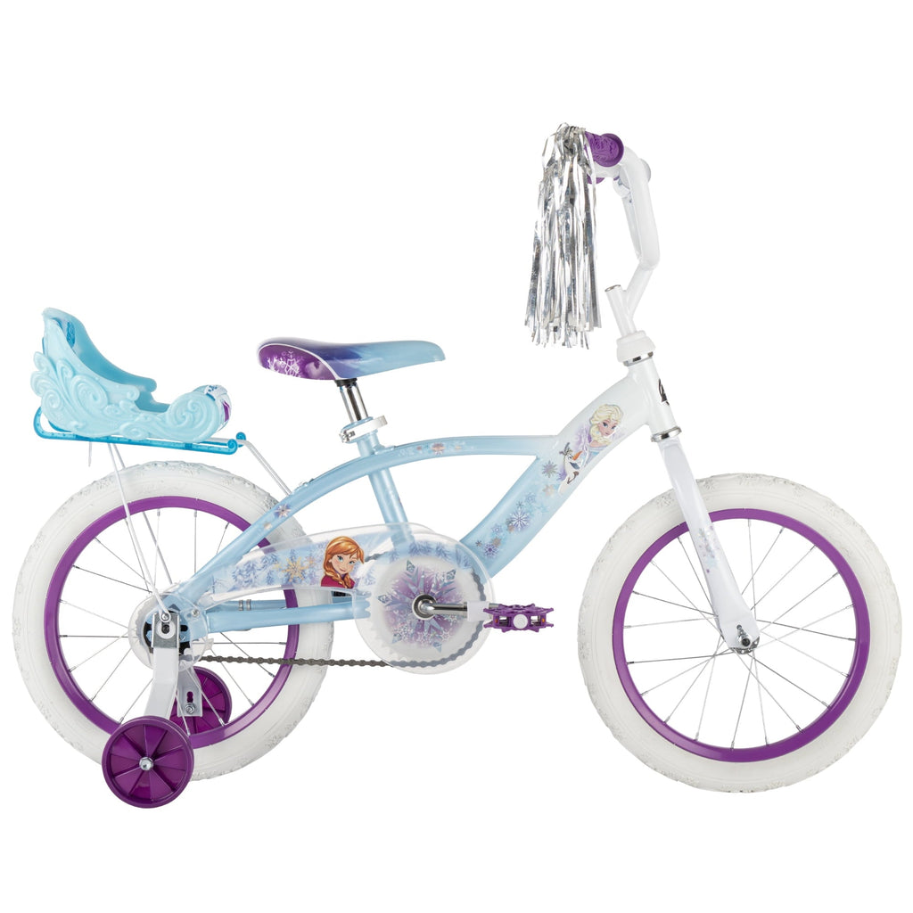 Huffy 16 Disney Frozen Kids' Bike, Fits Riders 42-48, Blue, Youth, Girl's
