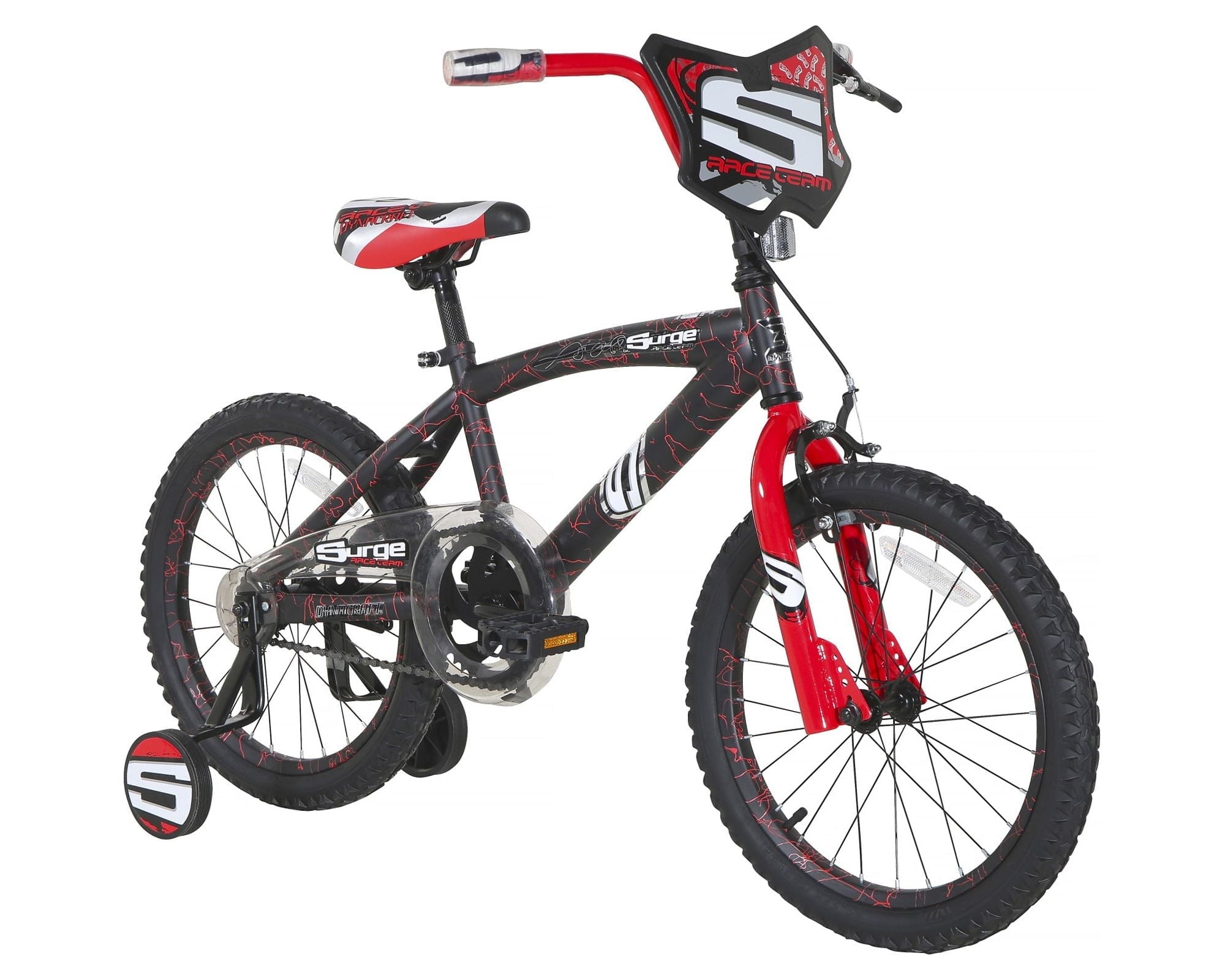 Dynacraft Surge Boys 18 BMX Bike, For Kids Age 6-9 Years, Green