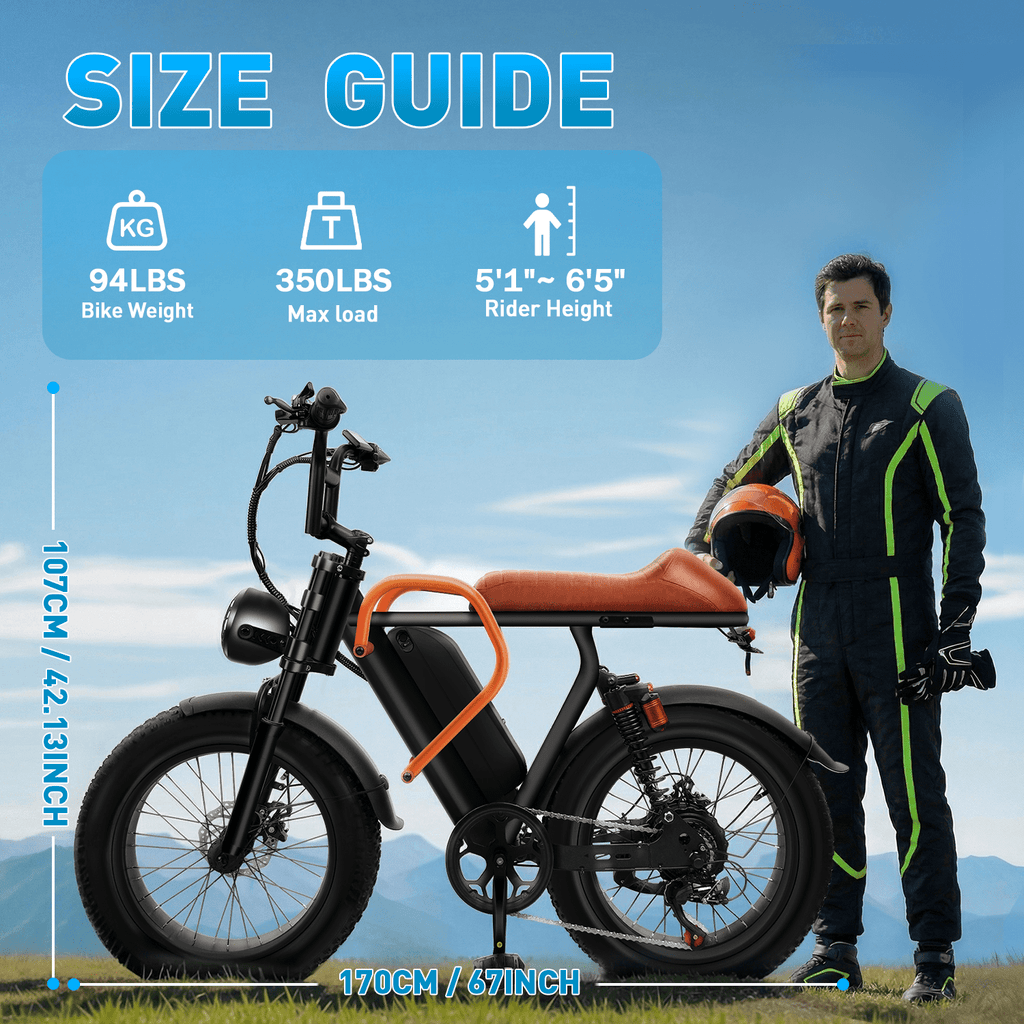 Goku Electric Bike 1500W Peak, 20 Fat Tire E-Mountain Bike, 30MPH Ebike for Adults, 48V 18Ah Battery, 7-Speed & UL 2849