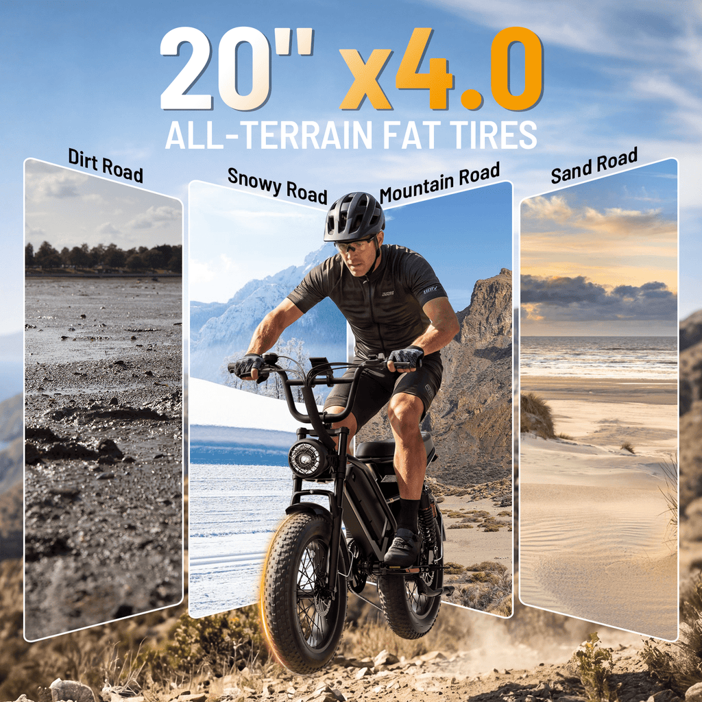 YareYi Electric Bike for Adults Teens, 2000W Peak E-Mountain Bicycle, 28MPH Fat Tire Ebike, 48V 600Wh Removable Battery Dual Suspension UL2849, 16 inch
