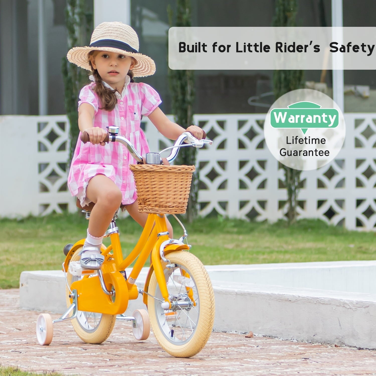 Glerc Little Molly 20 inch Kids Girls Bike for 7-13 Years Old Child,gifts,Blue