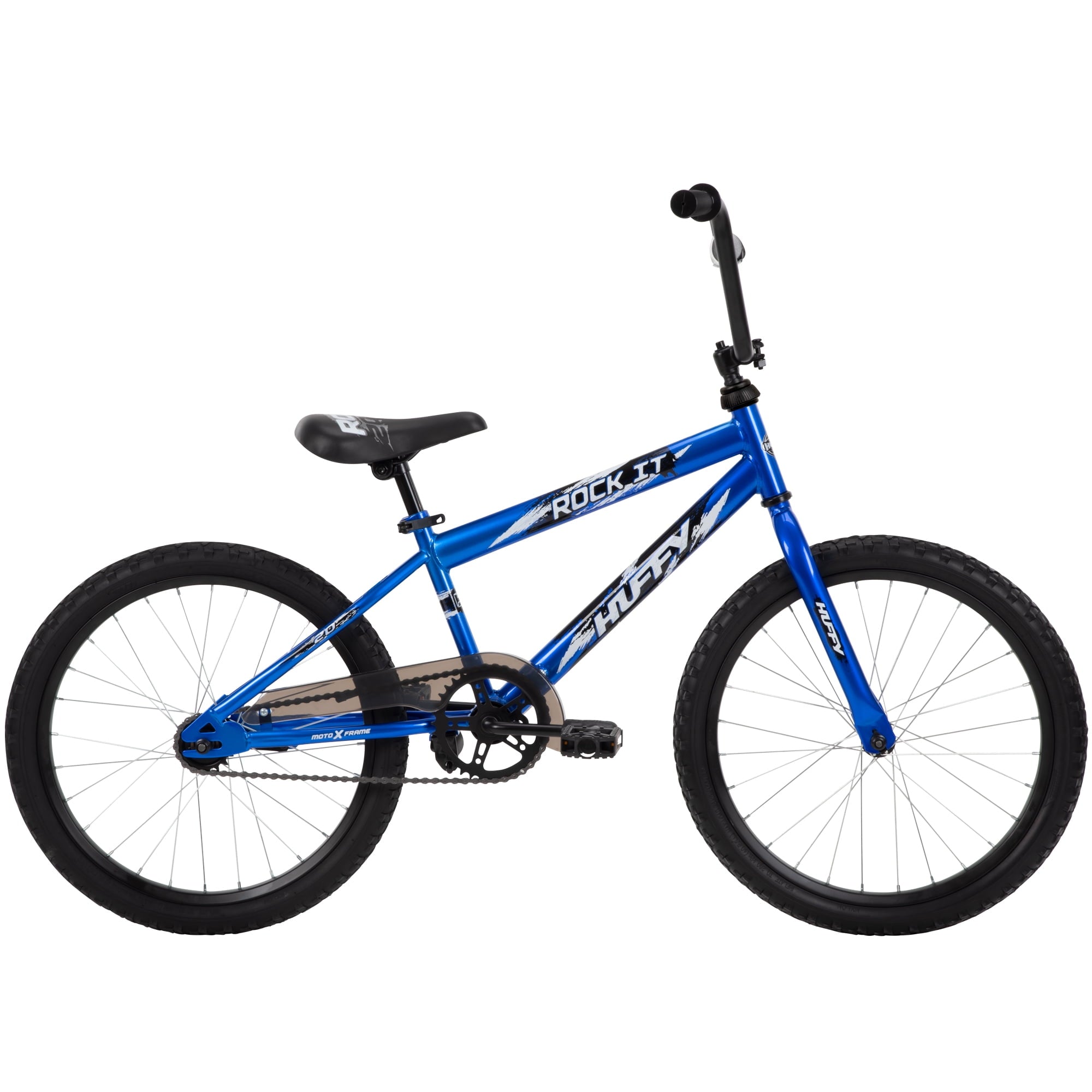 Huffy 20 Rock It Kids' Bike, Fits Riders 44-56, Blue, Youth, Boys