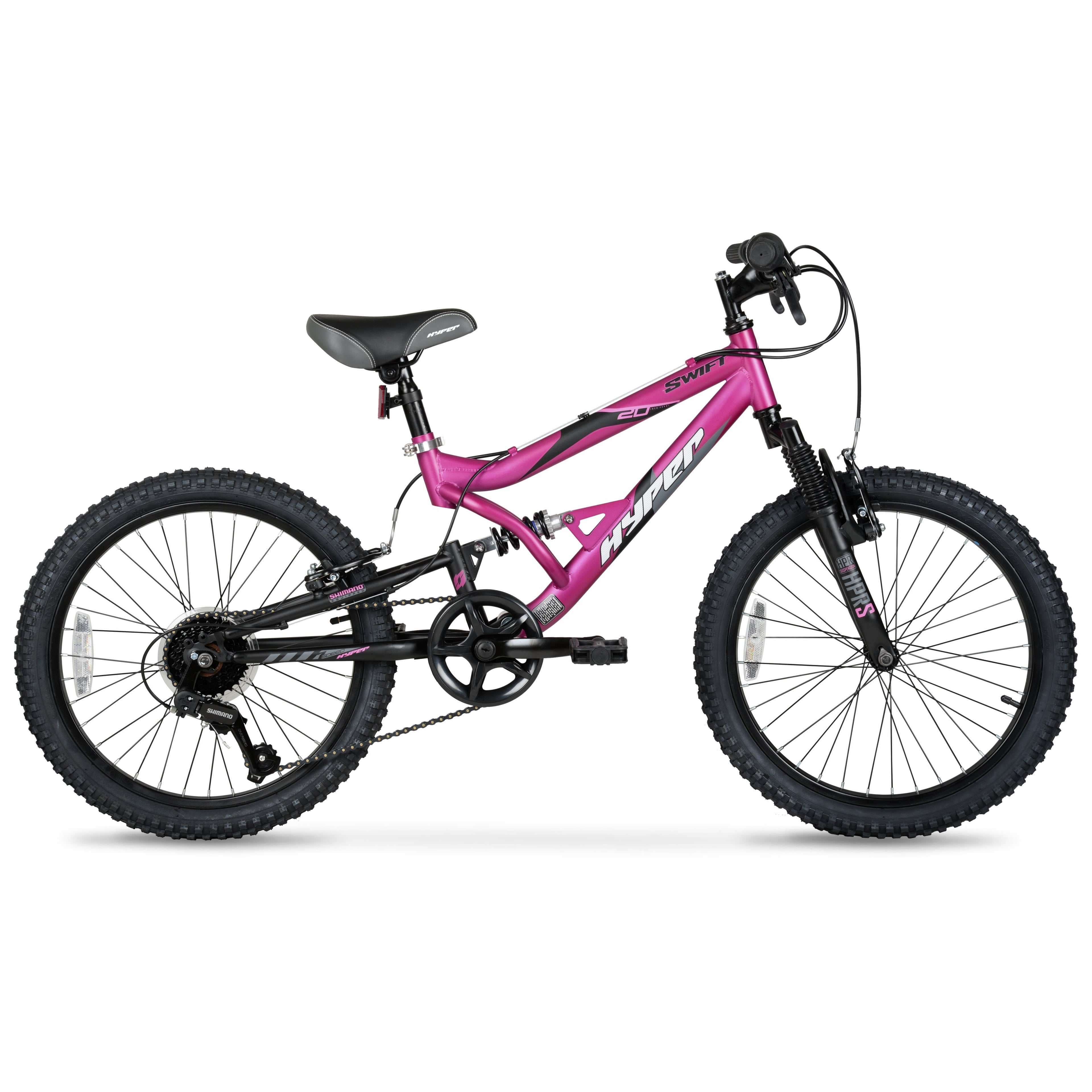 Hyper Bicycles 20 Girl's Swift Mountain Bike. Children Ages 8-13, Magenta