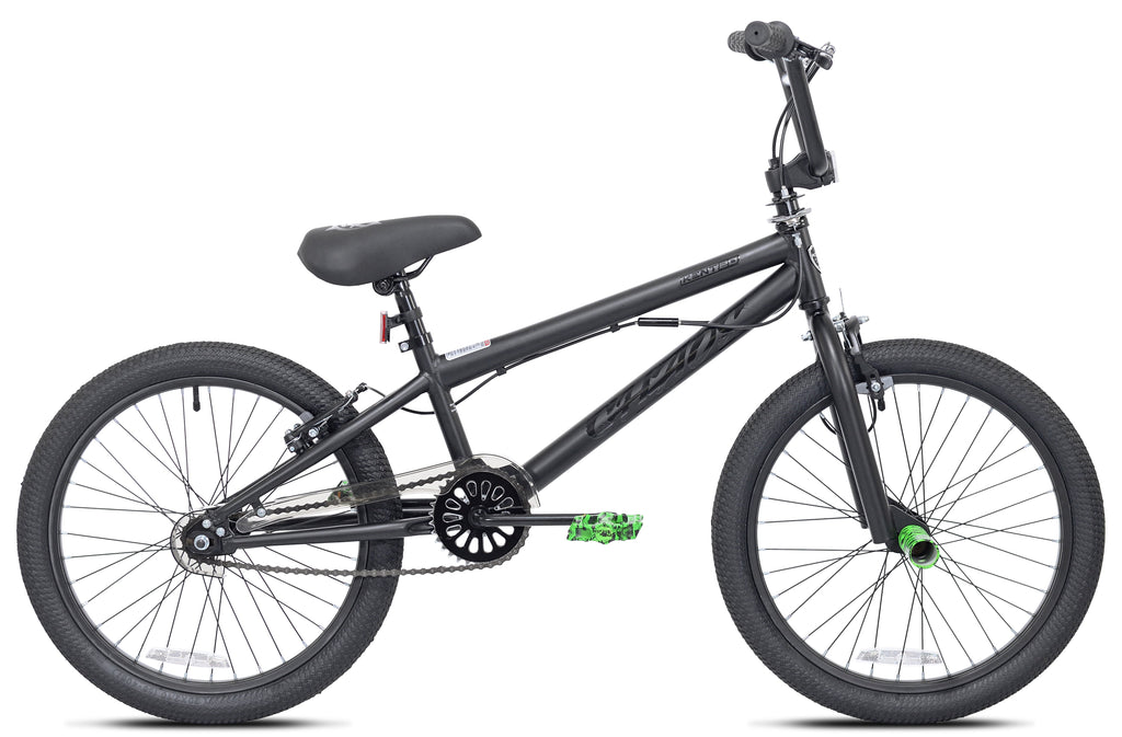 20 Kent Chaos BMX Bicycle, Fits Rider 4'2 - 5', 0, Hydro Dip Matte Black, Child, Unisex