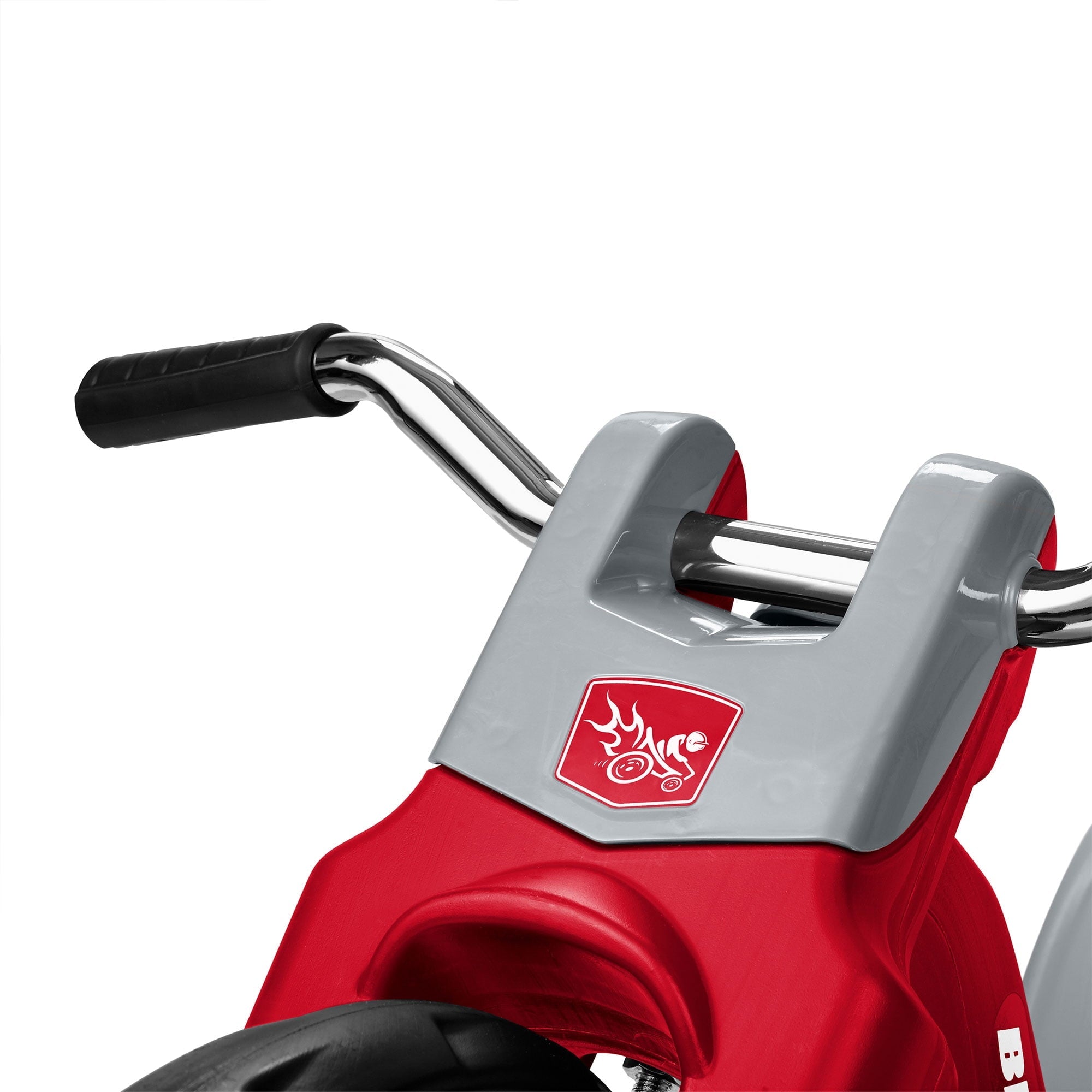 Radio Flyer Big Flyer Sport Tricycle with Adjustable Seat and Racing Design, Red, Ages 3 to 7 Years