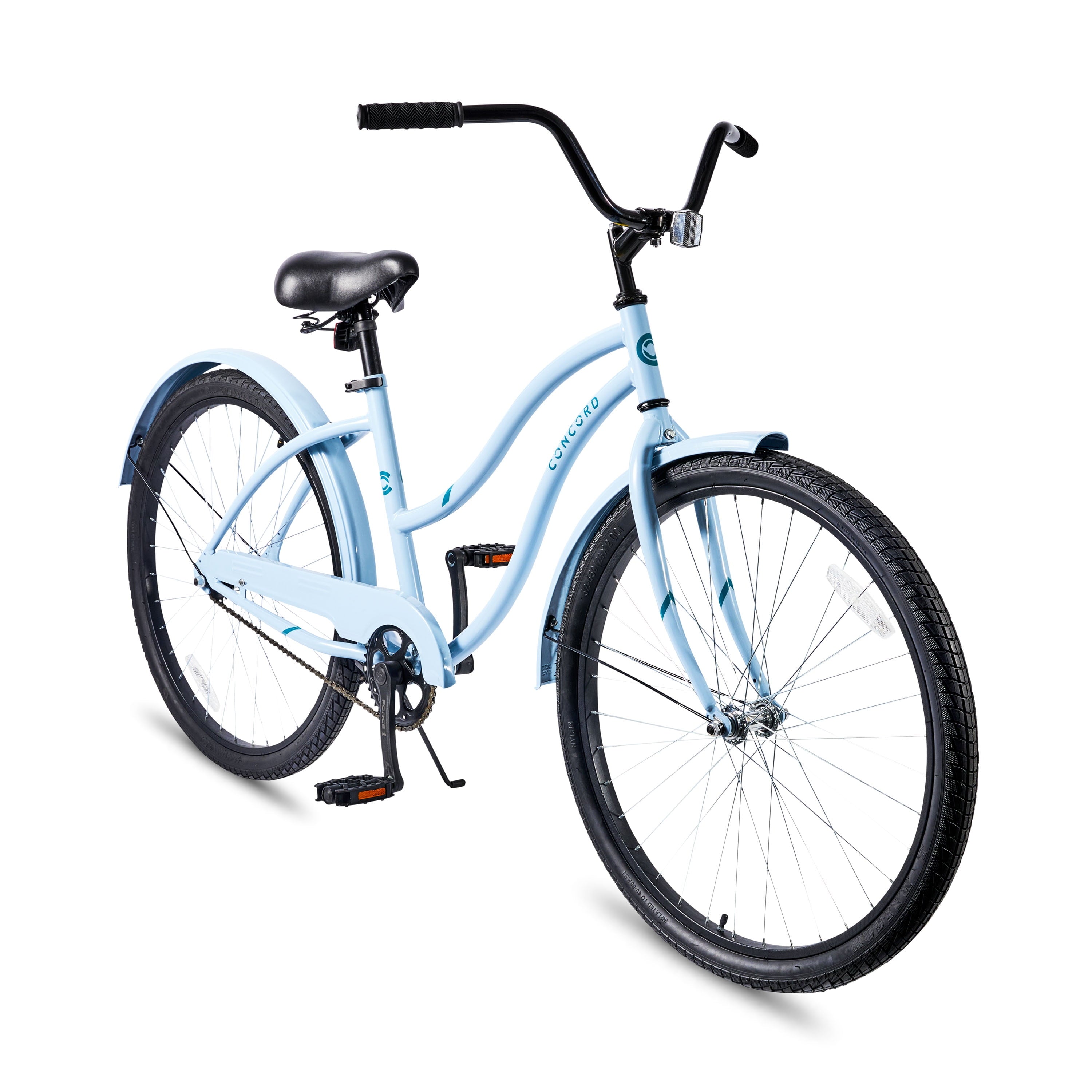 Concord 26 Pacifica Cruiser Bicycle, Fits Riders 5'2 - 5'10+, Adult, Unisex, Light Blue