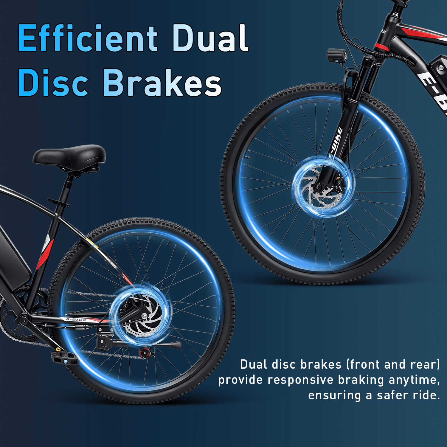 OwnGold 26 Electric Bike for Adults, 500W Peak Motor, 20MPH, 35+ Miles Range, 432Wh Battery, Commuter Ebike with Basket, 7-Speed, Lightweight, UL2849 Certified