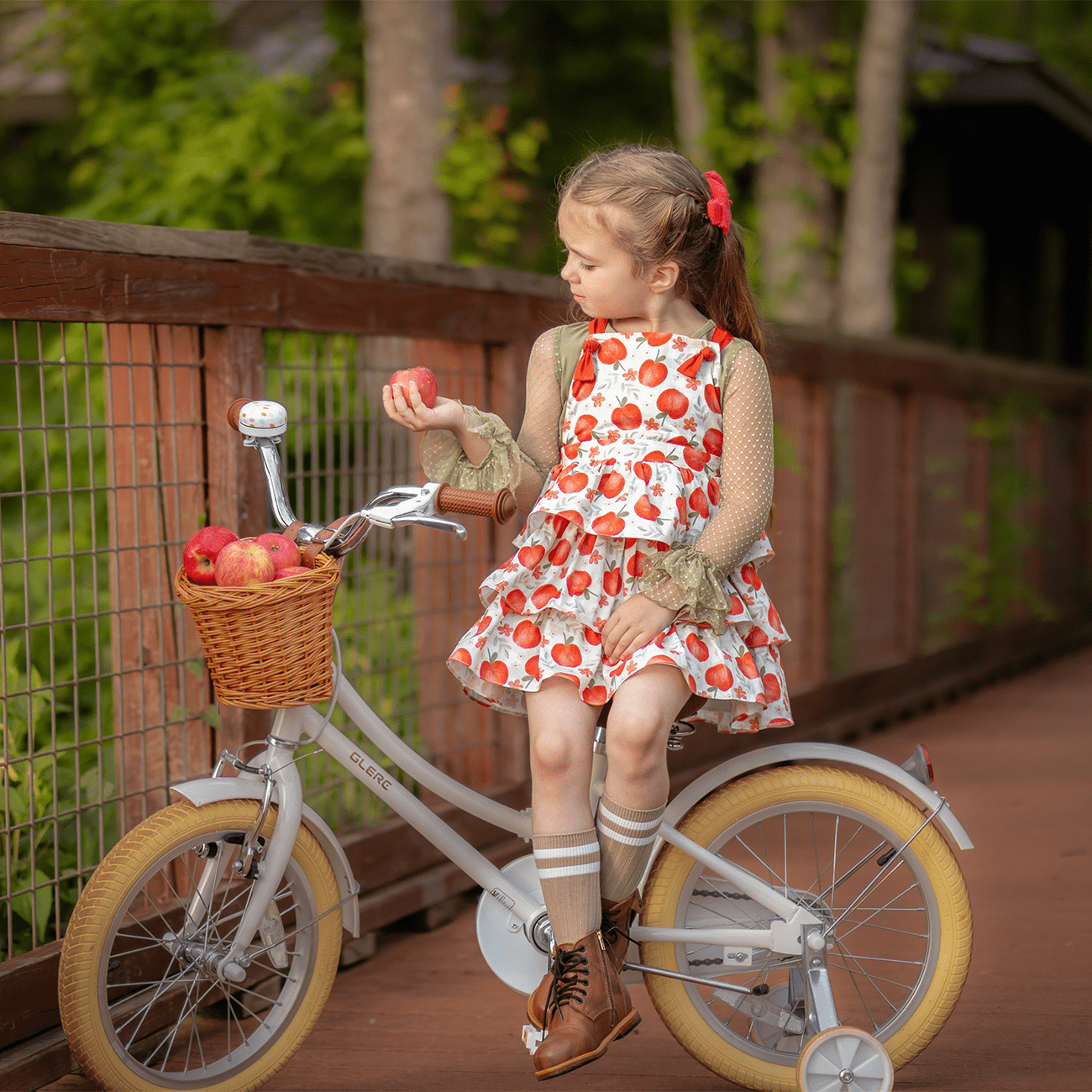 Glerc Little Molly 20 inch Kids Girls Bike for 7-13 Years Old Child,gifts,Blue