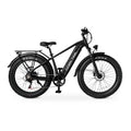Ozark Trail 26 M.3 Ranger+ Electric Fat Tire Bike, 48V, Class 2, Black, Fits Riders 5'2 - 6'1, Adult, Unisex