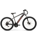 Huffy 27.5 Vertis 36V Electric Mountain Bike, Fits Riders 60+, Gray, Adult, Unisex