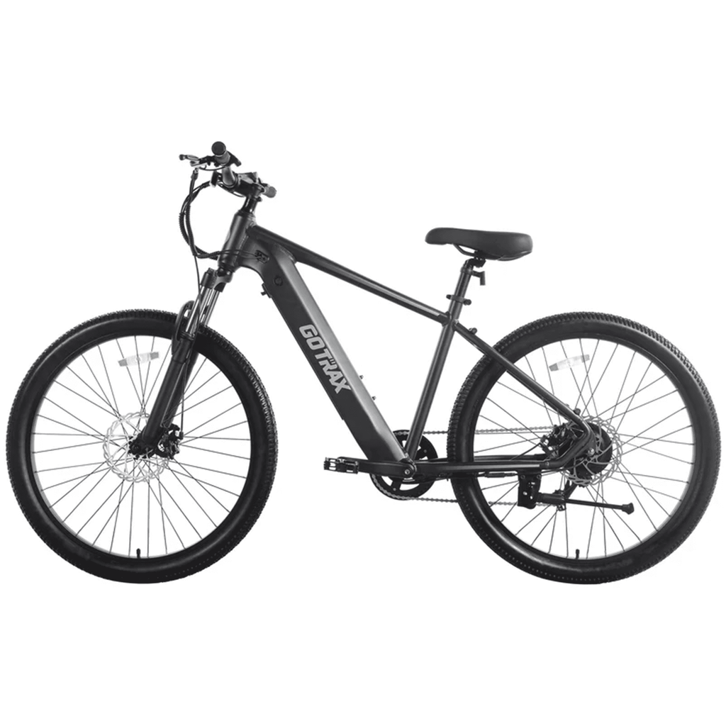 GOTRAX Approach 27.5 Step Over Electric Mountain Adult Bike with 350W Motor 20 MPH Up to 264lb, Black
