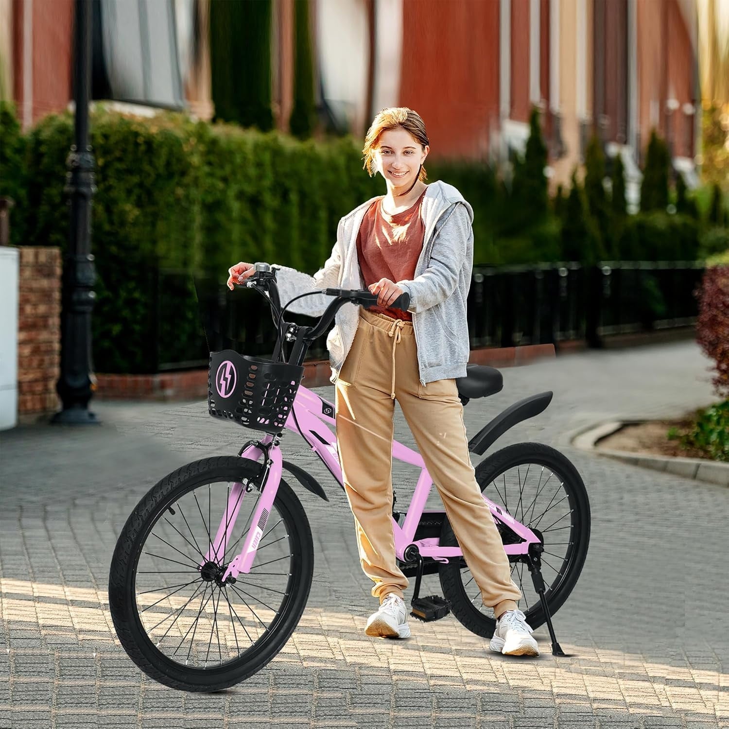 14 Kids Bikes for Girls and Boys, DEYGIA Kids' Bicycles with Training Wheels, Ages 3-5 Years