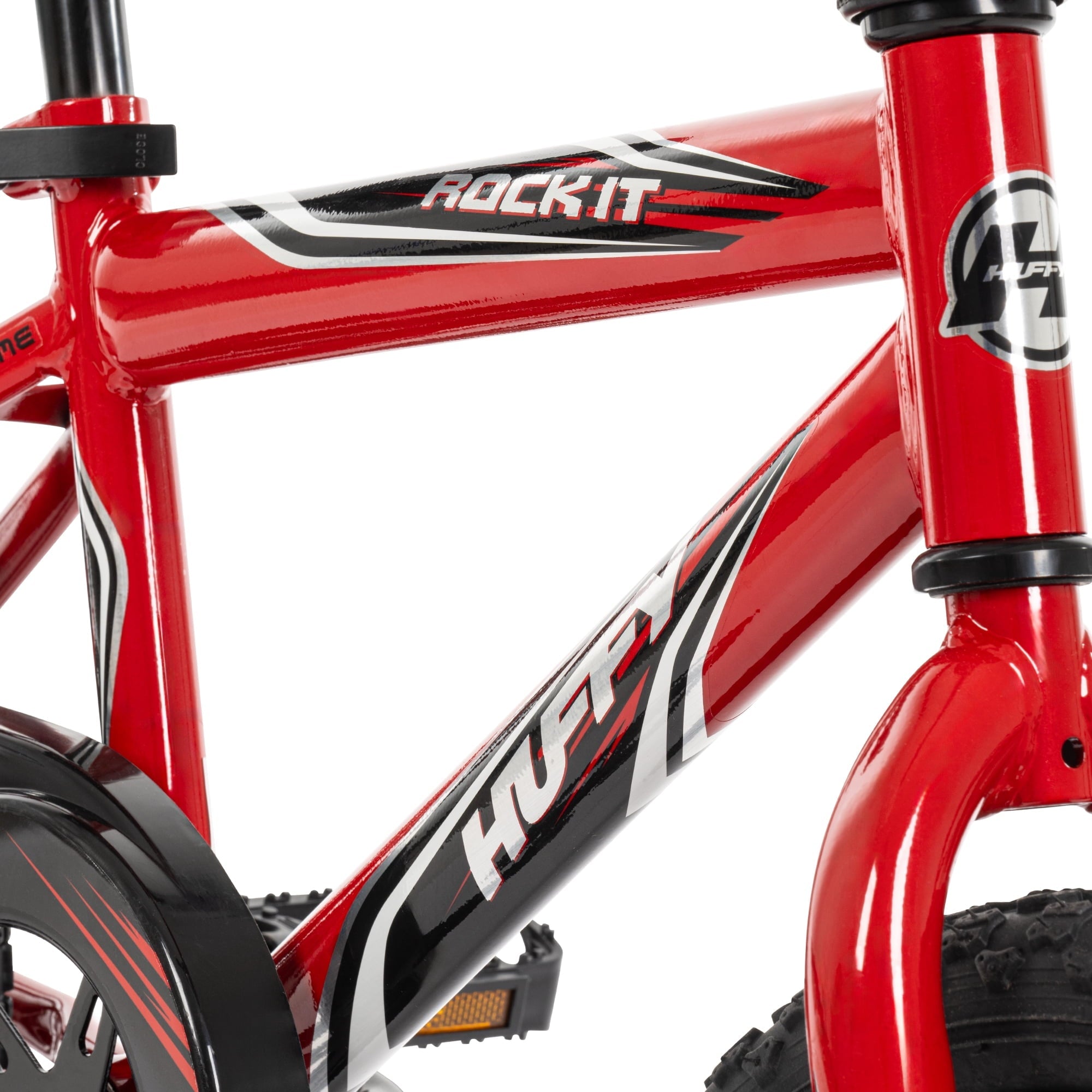 Huffy 16 Rock It Kids' Bike, Fits Riders 42 - 48, Red, Youth, Boys