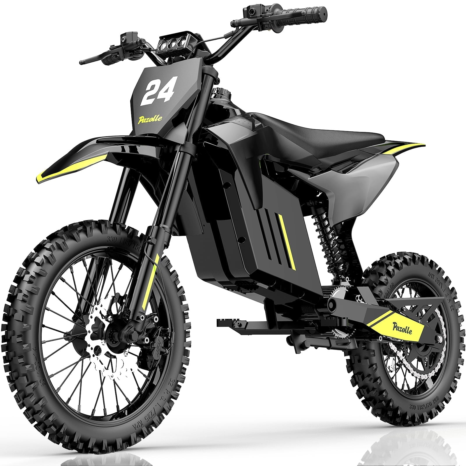 Electric Dirt Bike for Adults/Teens,Peak 2600W,Anti Theft Alarm Electric Motorcycle,60V 23AH,Max 100 Miles Removabale Battery,14/12 Tire Mountain Bike UL2849