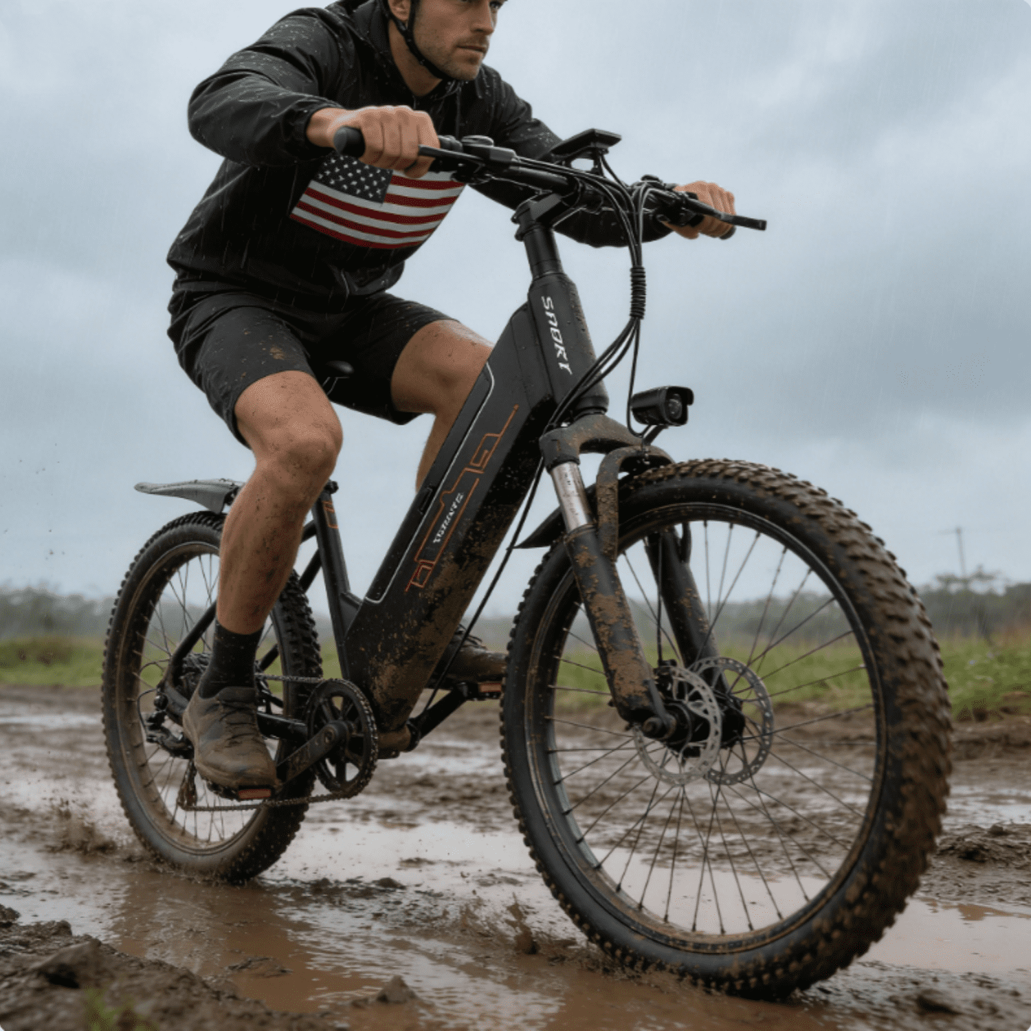 F26-1500W Off-Road Electric Bike, 26 Tire 55 Miles Electric Bike ,48V 10.5 Internal Battery (Removable), Top Speed 30MPH, Electric Mountain Bike Beach Bike, Professional 7 Speed UL2849