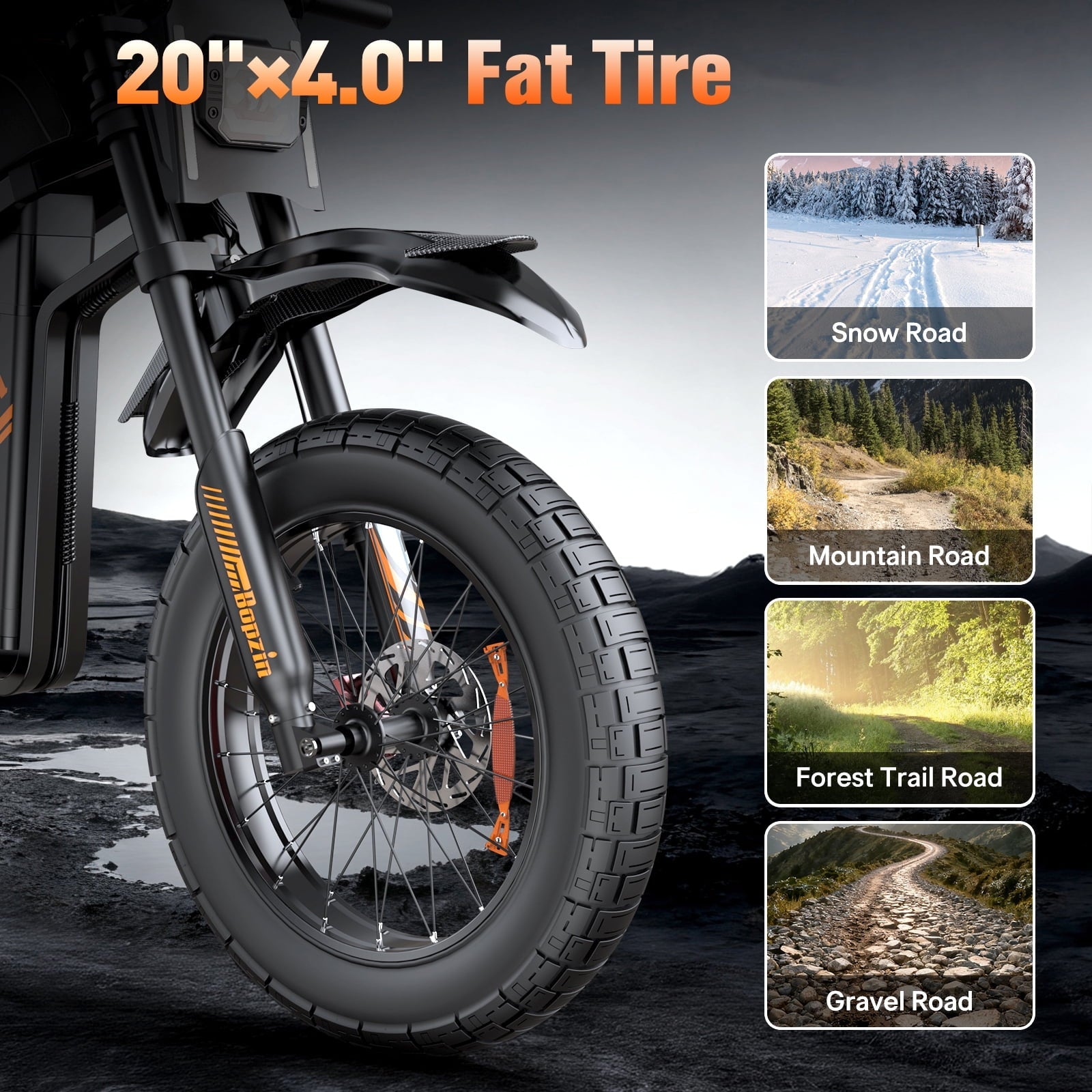 Electric Dirt Bike for Adults/Teens,Peak 2600W,Anti Theft Alarm Electric Motorcycle,60V 23AH,Max 100 Miles Removabale Battery,14/12 Tire Mountain Bike UL2849