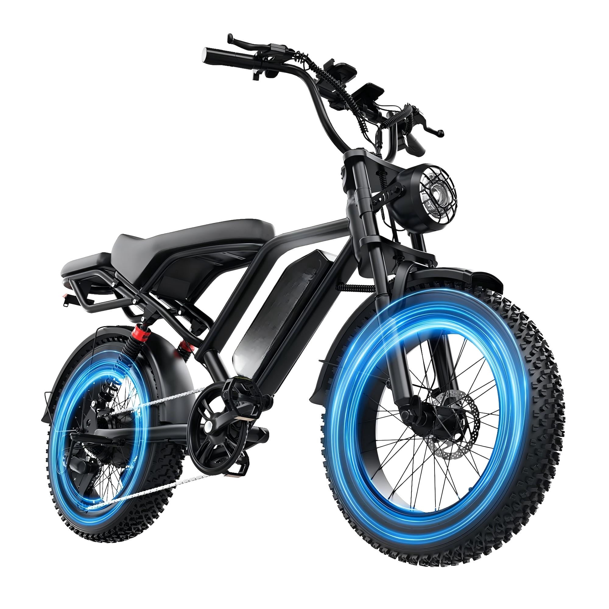 Electric Bike for Adults 20 X 4.0 Fat Tire, 750W Off-Road E Bike, E-Mountain Bike 48V 18AH UL2849