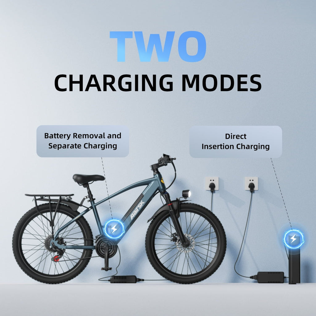 Unibike 250W Electric Bike for Adults, 36V 13AH Removeable Battery, 26'' City Bicycle, 15MPH Commuter Women Ebike