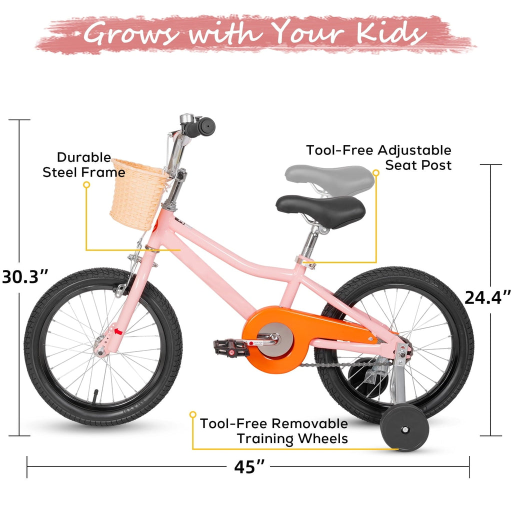 Hykolity 20 Kids Bike Age 6-12 Boy Girl Bicycle Coaster Brake Children Bike For Tween Height 48-62 Teen Sport Outdoor Riding Navy Blue