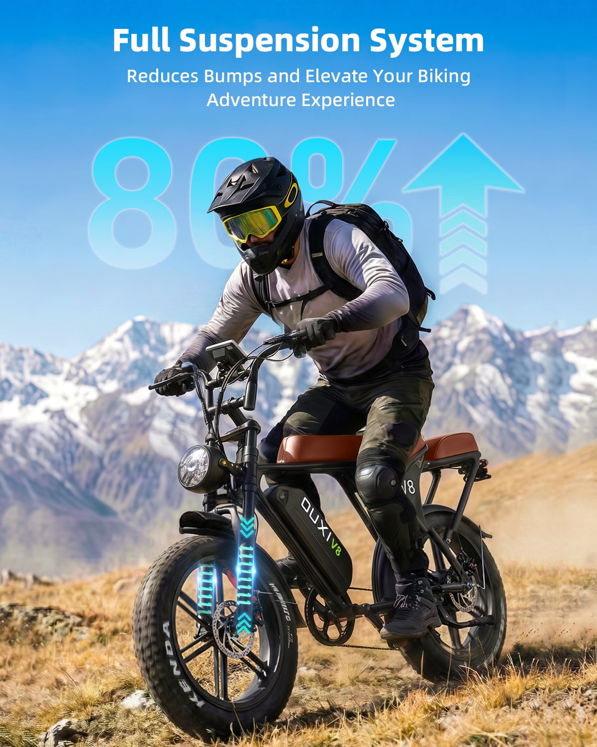 VTOKW Electric Bike for Adults, 500W Electric Bicycles with 36V 10.4Ah Battery, 16 Fat Tire Ebike, 20MPH E-Bike, E Bike for Adults UL2849