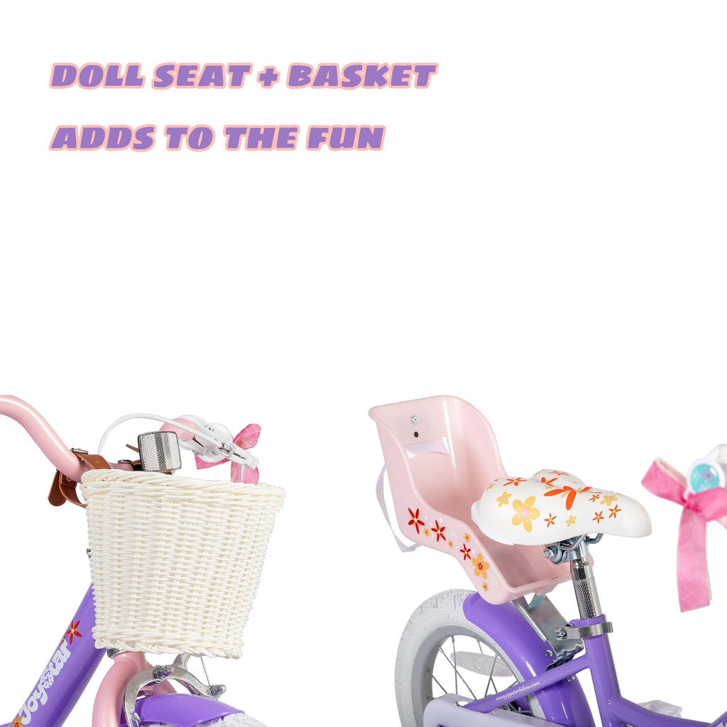 Joystar Unicorn 14inch Girls' Bike, Mint Pink