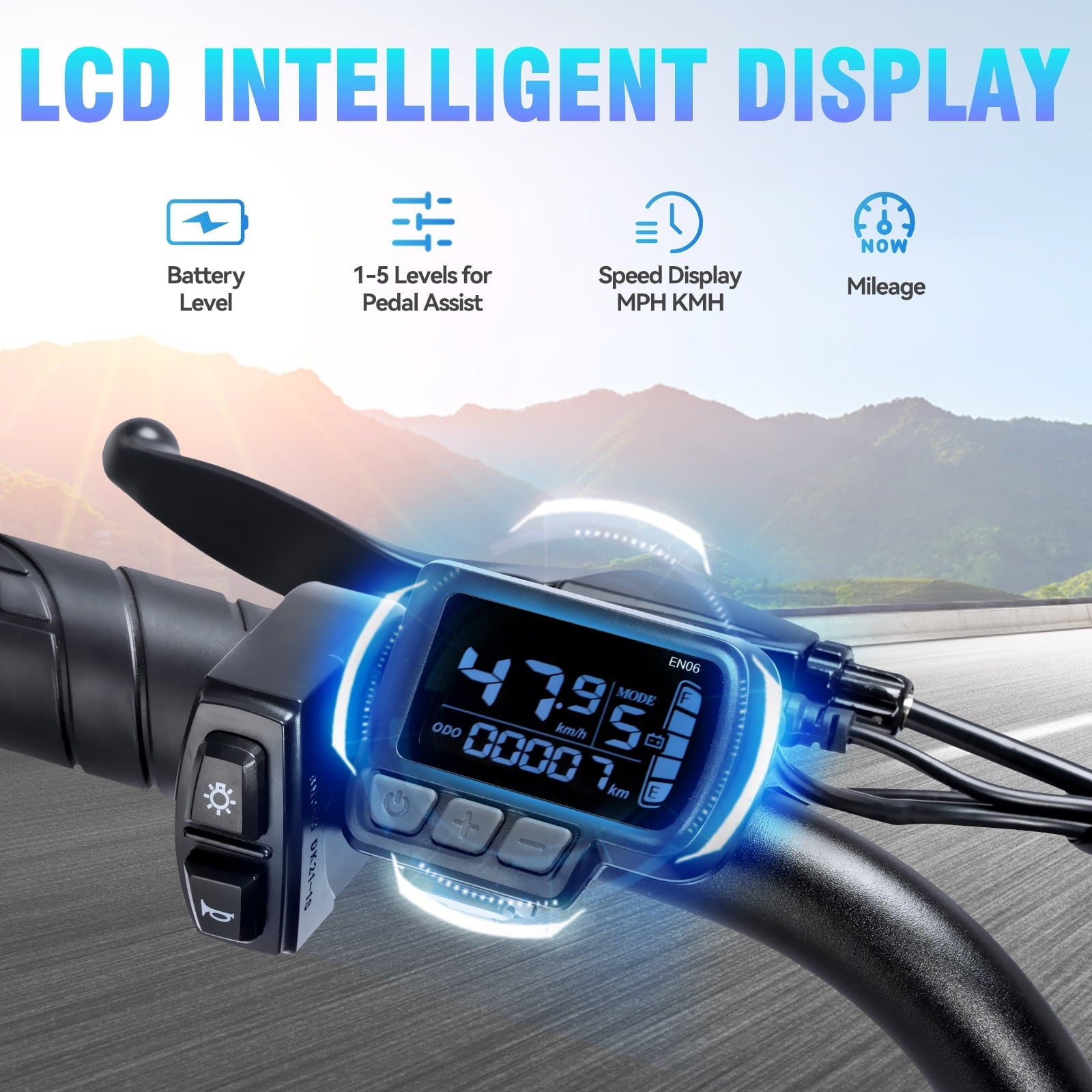Electric Bike for Adults,1500W 35MPH,48V 20AH 30-80 Miles,20'' Fat Tire Mountain Bike with Rear Rack UL2849