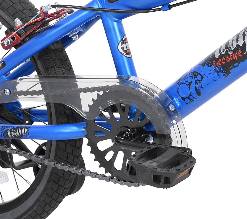 18 Kent Bicycle Abyss Boy's Freestyle BMX Child Bicycle, Blue