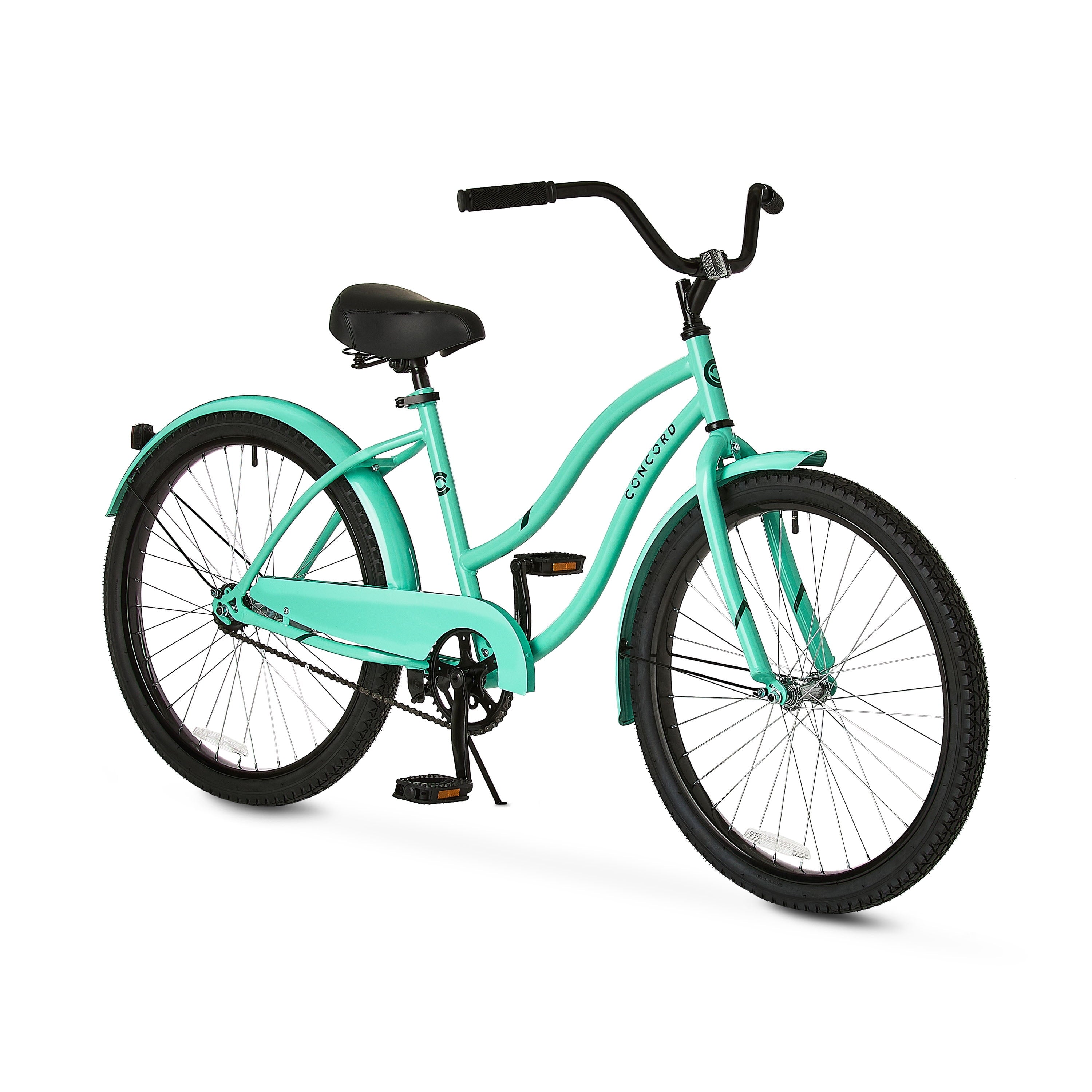 Concord 24 Pacifica Cruiser Bicycle, Fits Riders 4'6 - 5'6, Teen, Unisex, Sea Green