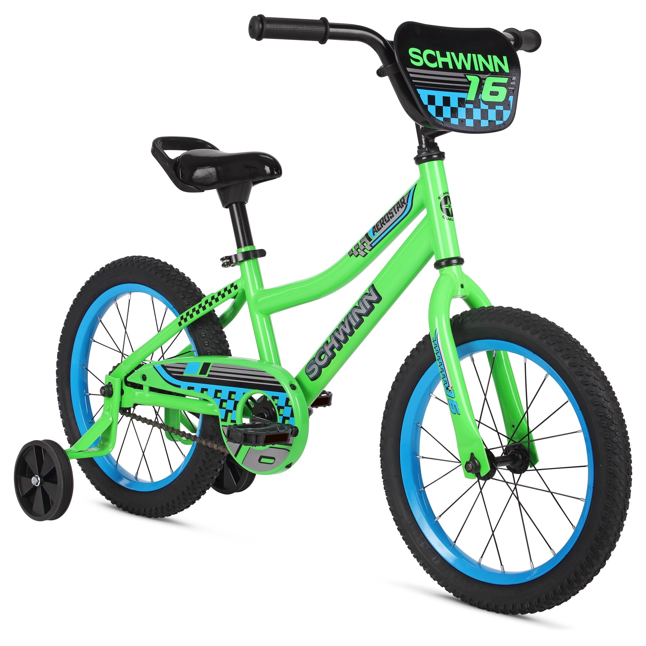 Schwinn Aerostar 16-in. Children's Bike, Ages 3-7 Years, Green Bicycle
