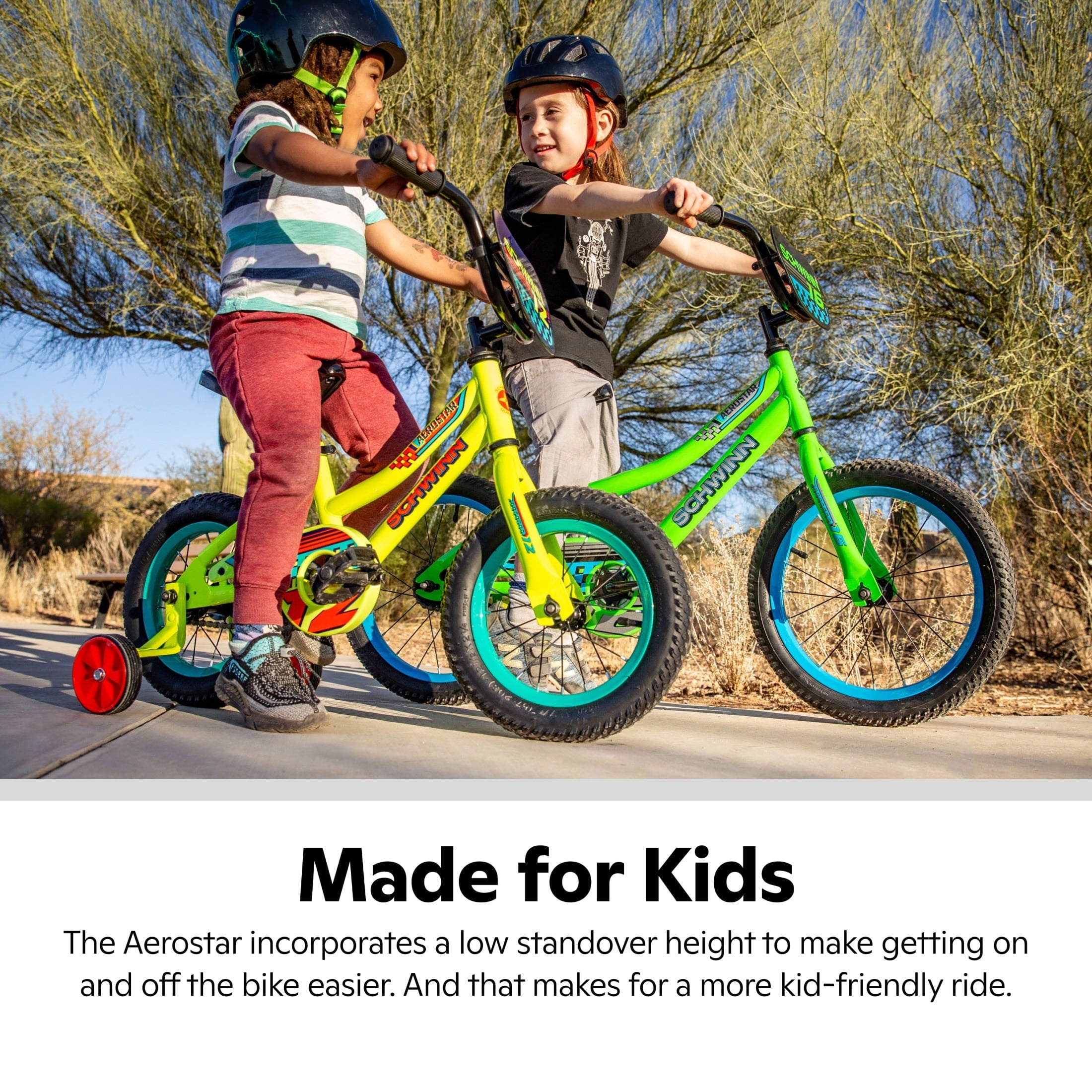 Schwinn Aerostar 16-in. Children's Bike, Ages 3-7 Years, Green Bicycle