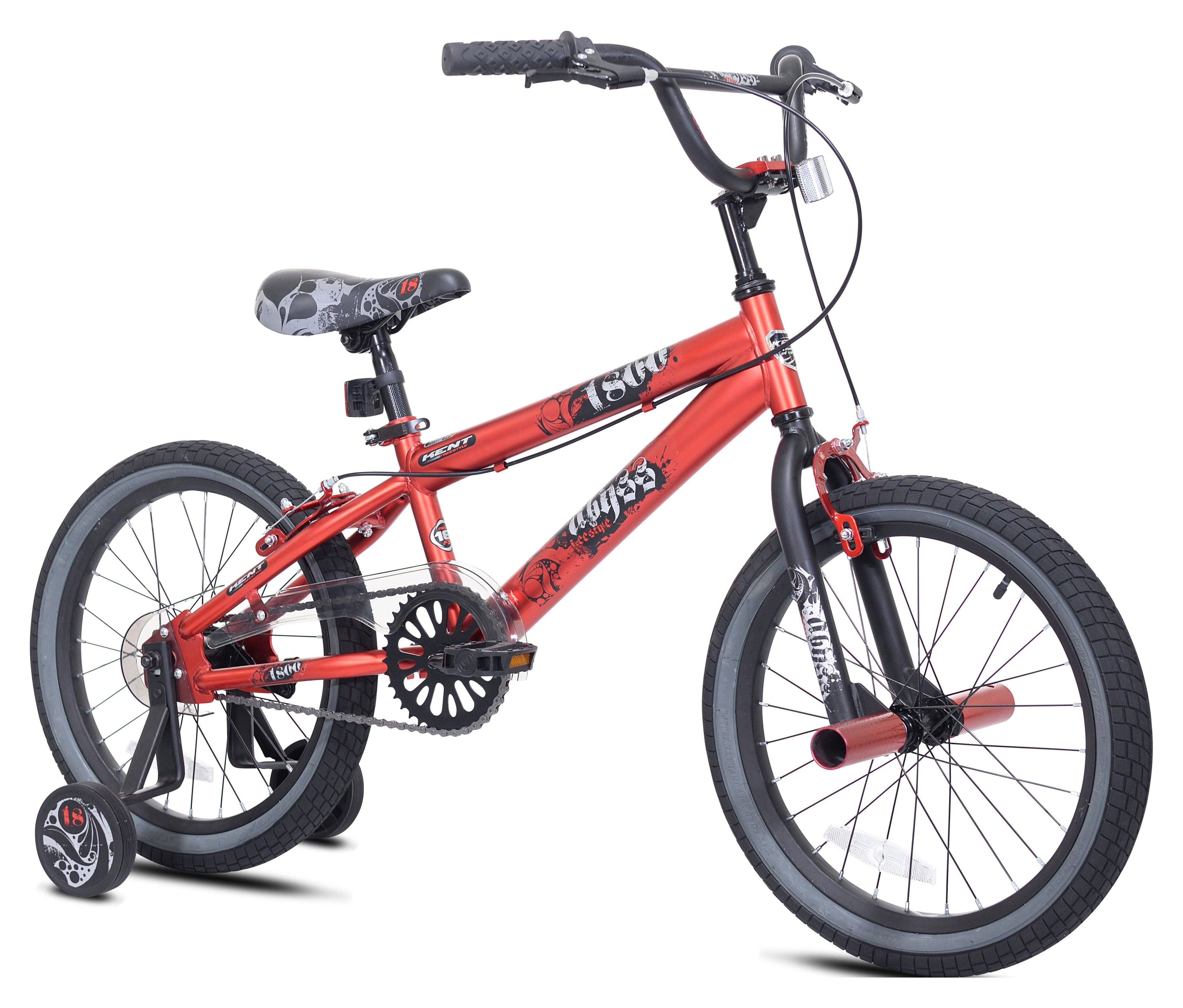 18 Kent Abyss Boy's Freestyle BMX Bicycle, Kids Age 5-7 Years, Red