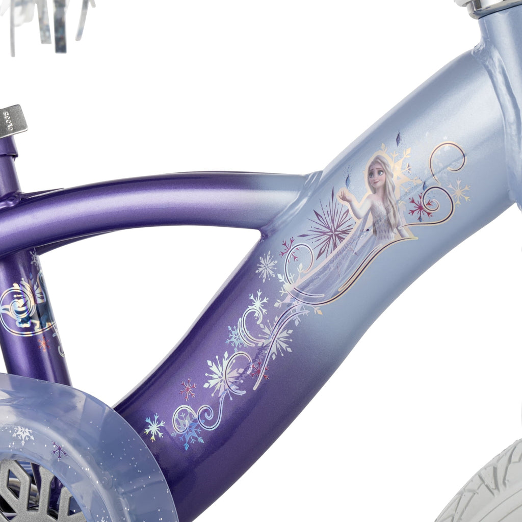 Huffy 12 Disney Frozen Kids' Bike, Fits Riders 37”-42”, Purple, Youth, Girl's