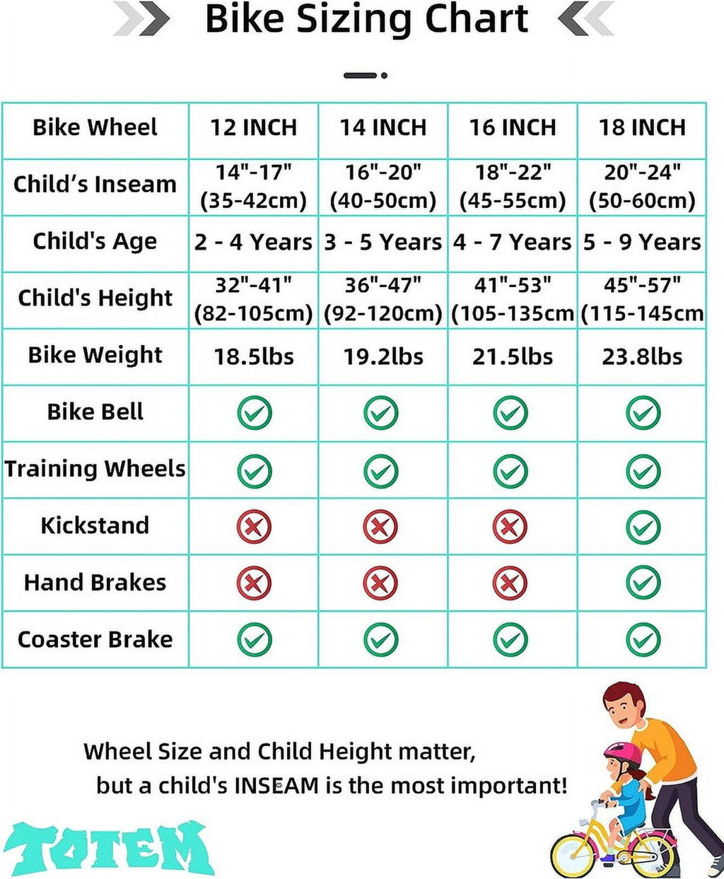 JOYSTAR Kids Bike for Ages 2-12 Years Old Boys Girls, 12-20 Inch BMX Style Kid's Bikes, Multiple Colors