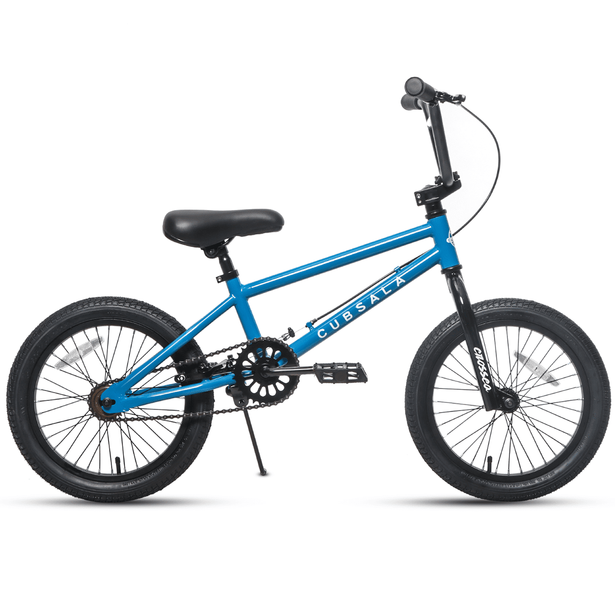 cubsala 18 in Freestyle BMX Kids Bike for Age 5-8 Years Old Boys Girls,Blue