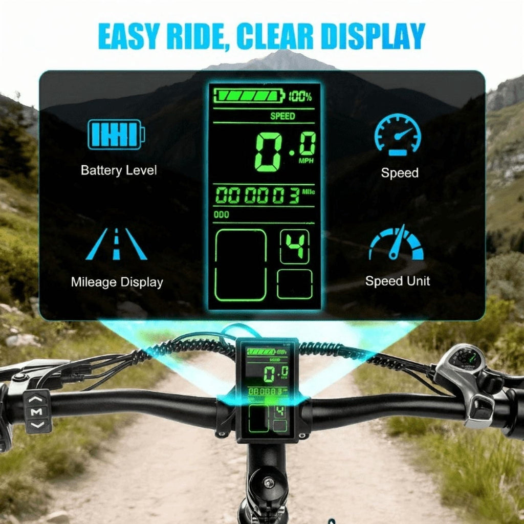 EOEOTWO 26 Fat Tire Electric Bike for Adults, 1500W Peak Motor, 48V 20Ah Battery Mountain Bike, 30 MPH Top Speed, Front Suspension & Dual Disc Brakes, 330 lbs Max Load All-Terrain E-Bike UL 2849