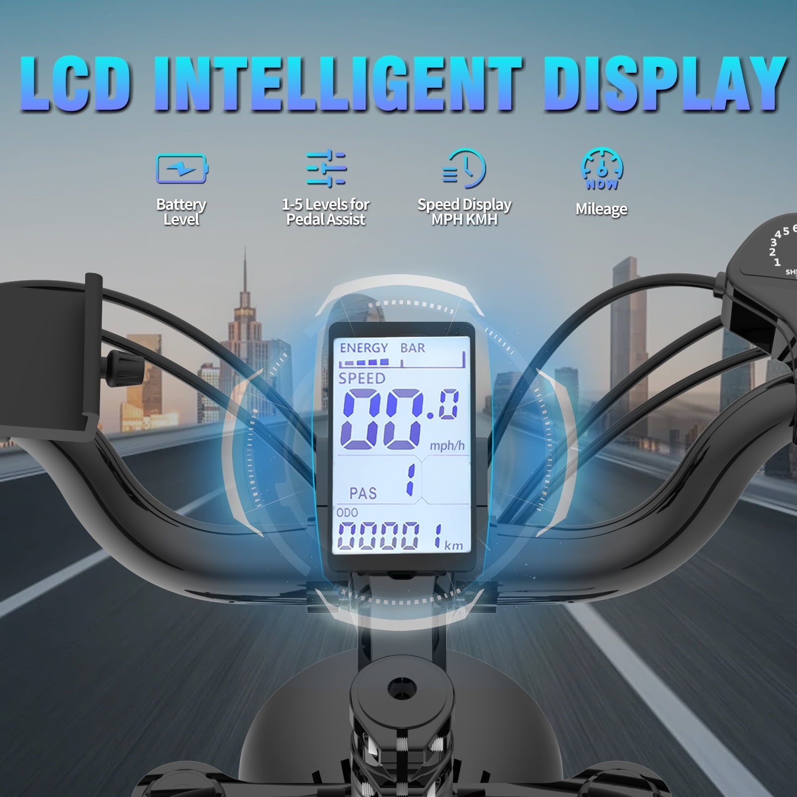 Electric Bike for Adults,1500W 35MPH,48V 20AH 30-80 Miles,20'' Fat Tire Mountain Bike with Rear Rack UL2849